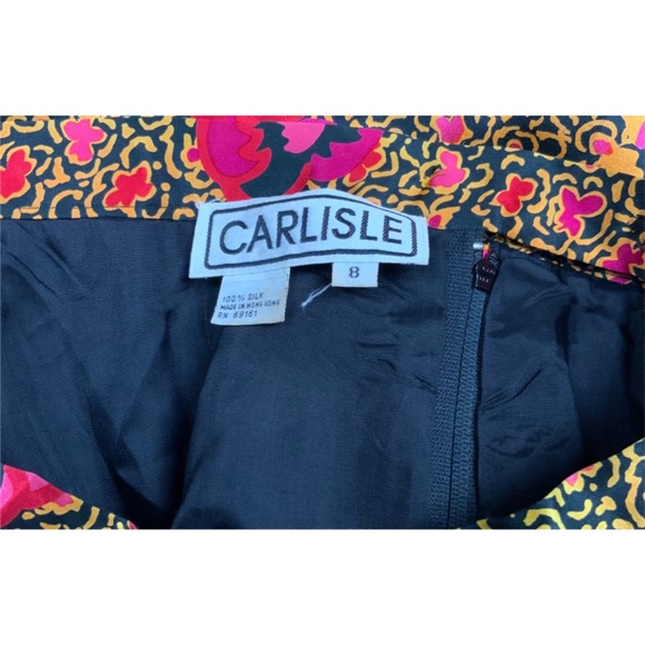 EUC CARLISLE 100% SILK SKIRT SIZE 8 - Picture 4 of 6